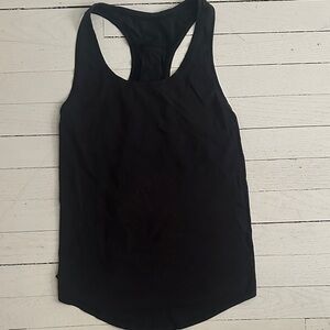 Lululemon black racerback tank size 4.